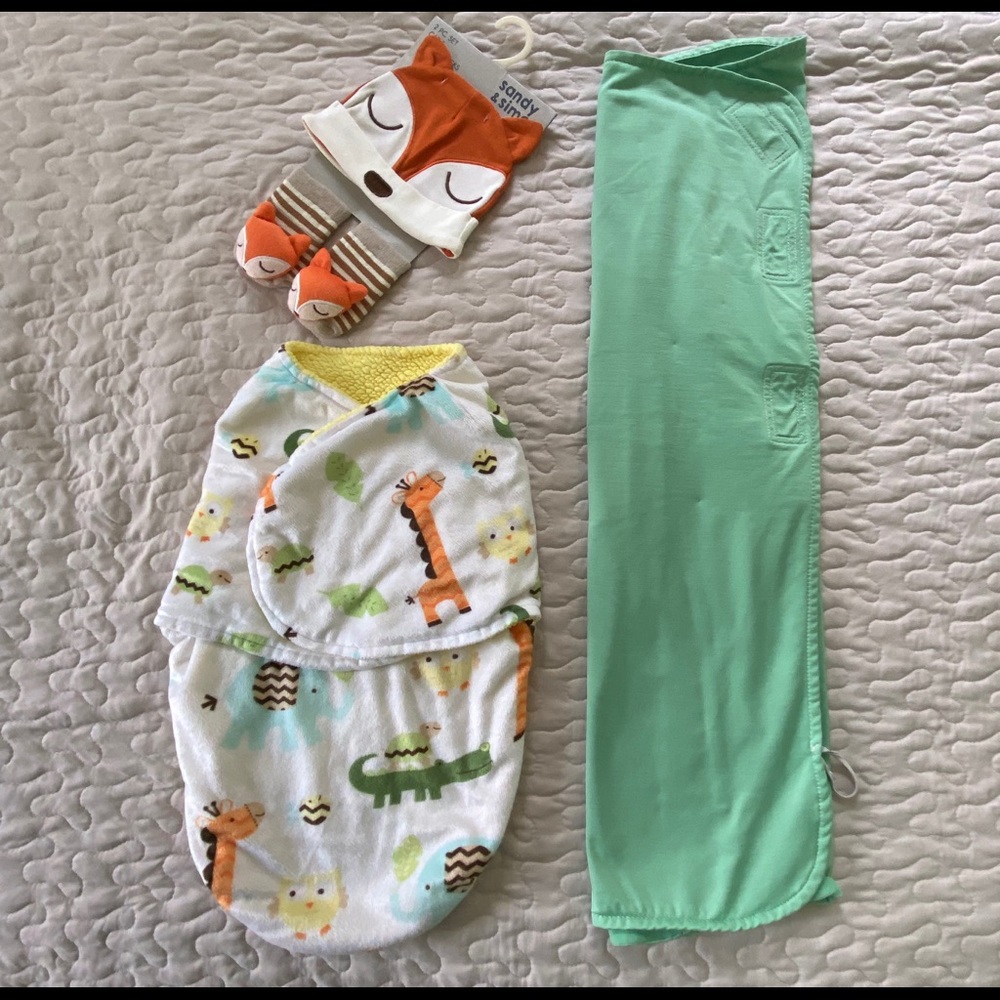 Ollie Swaddle/fleece swaddle lot